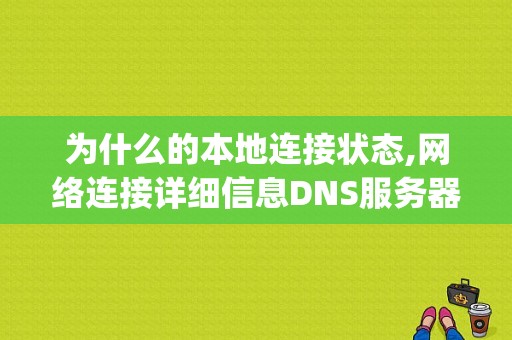 为什么的本地连接状态,网络连接详细信息DNS服务器和WINS服务器没有数值显示？(wins)