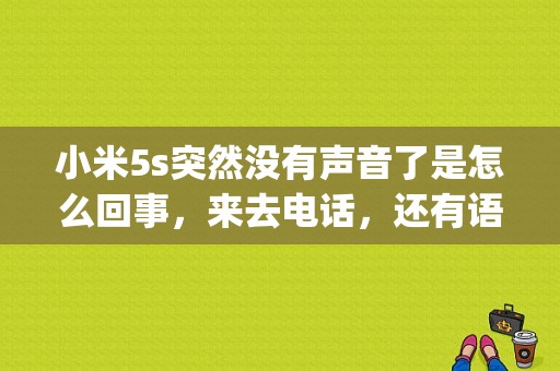 小米5s突然没有声音了是怎么回事，来去电话，还有语音，音乐等都没声音，用耳机也听不了？(winmd5)