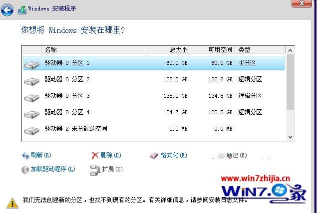 我安装系统的时候，提示我们无法创建新的分区？(win8分区)-图2