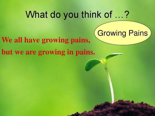 growingupindespairandpain是什么意思？(growing pain2 伴奏)