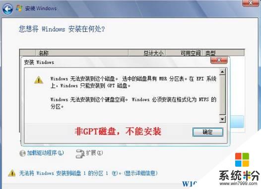 uefi格式装win7发现不到硬盘？(win7系统硬盘版下载)