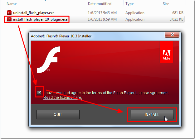 adobe flash player提示安装成功成功后自动弹出一个网页，上面写着正在使用，为什么退出后仍使用不了？mina windows-图3