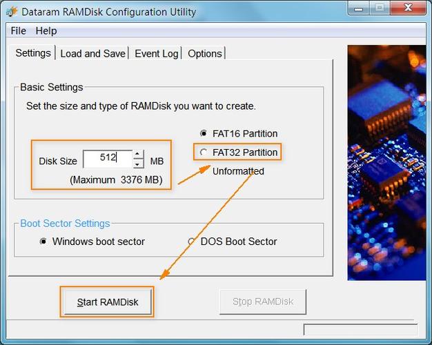 ram disk用什么格式？windows 2008 ramdisk