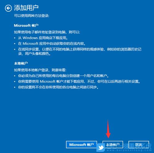 win安装过程怎么选本地账户？win10 本地账户名-图3