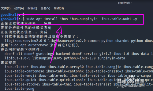 linux如何离线装输入法？ibus no input window