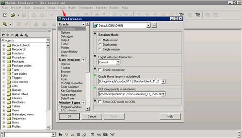 pl/sqldeveloper连接不上数据库？plsql developer win8