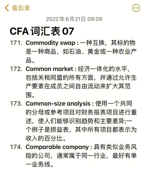 cfa必背英文词汇？swing 考试系统