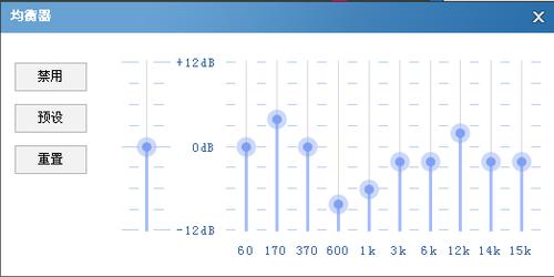 7段均衡器最佳参数？win7系统音响设置