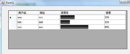 winform 进度条如何放在datagridview中？winform 追加文本-图2