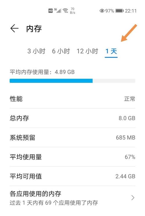 华为手机如何查看手机内部占用率？windows 查看内存使用率