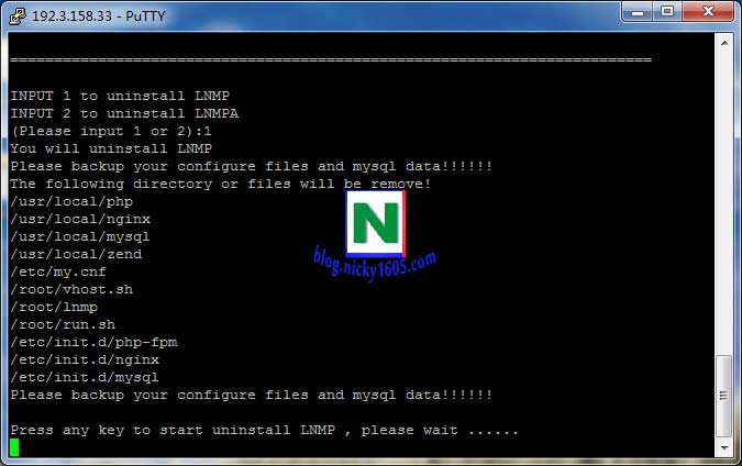 lnmp 一键安装会与现有的mysql 有冲突吗？windows nginx卸载-图1