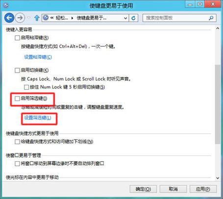 windows筛选快捷键？（win8设置筛选键）