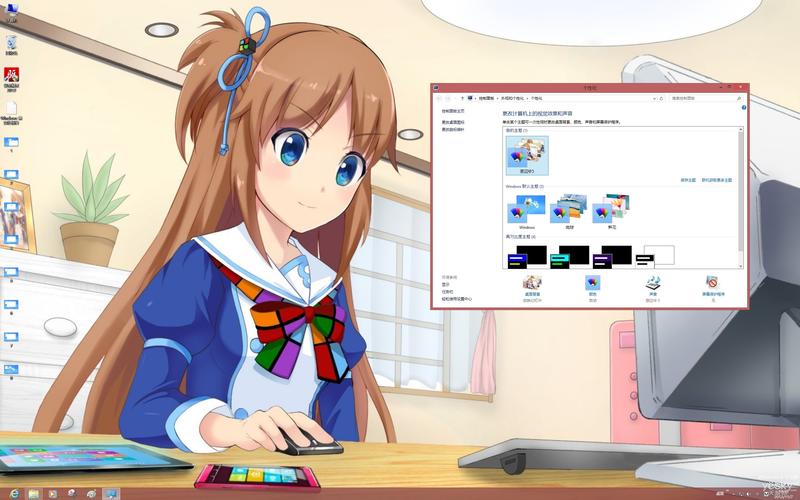 傲娇娘什么意思？（win7的win8娘主题）