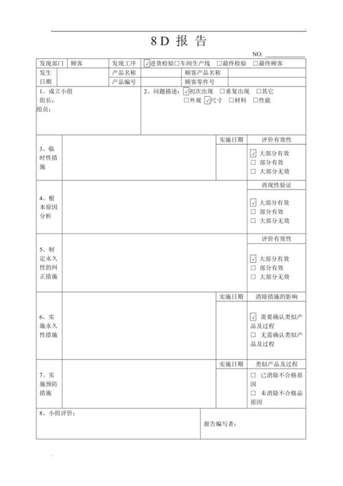 8D报告，适合哪些情况下运用？（8d是哪些）-图1