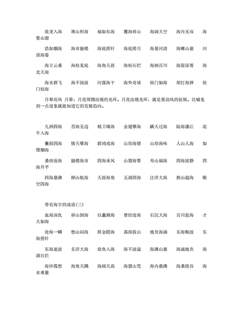 海的四字成语有哪些？（是海的成语有哪些）-图2