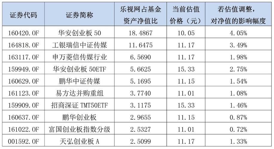 哪些基金有乐视网股票？（哪些基金乐视）-图2