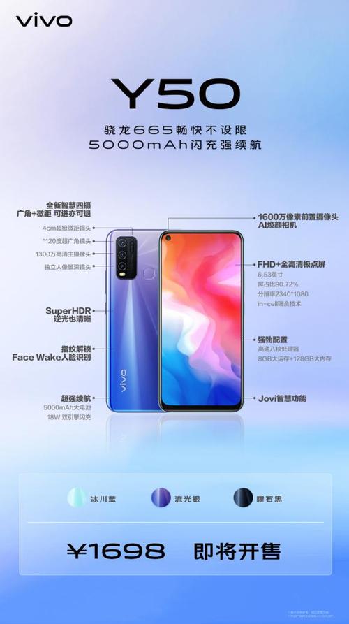 vivoy50s手机的参数？（vivo 5.0的手机有哪些）